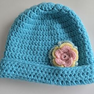 Crochet Knit Beanie Hat